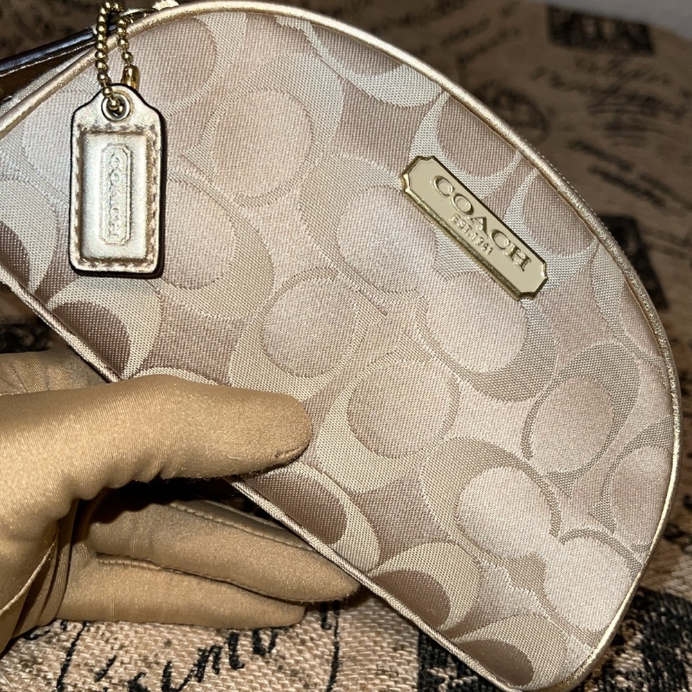 Coach cosmetic pouch